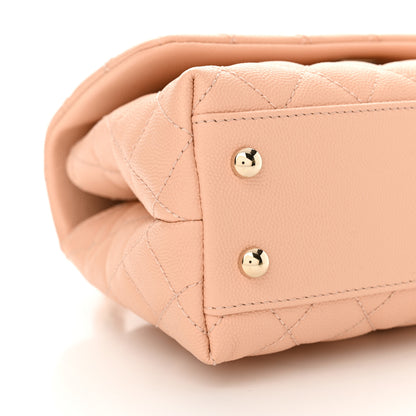 Chanel Caviar Quilted Mini Coco Handle Flap Light Pink 8 of 9