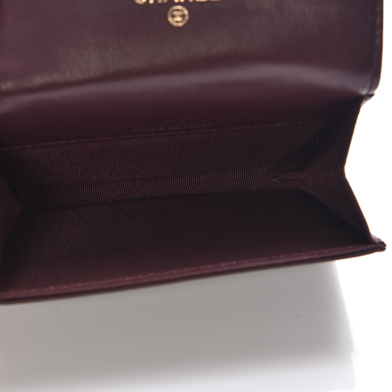 Chanel Aged Calfskin Chevron Quilted Small Reissue Flap Wallet Burgundy 5 of 9