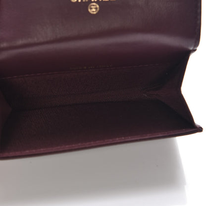 Chanel Aged Calfskin Chevron Quilted Small Reissue Flap Wallet Burgundy 5 of 9