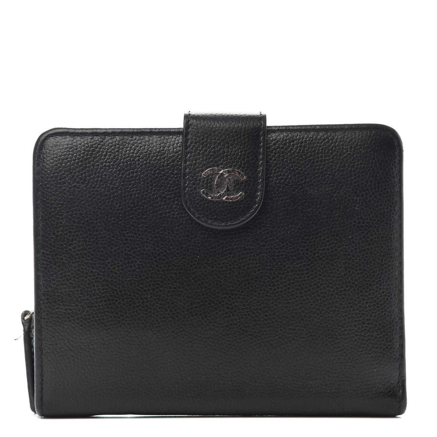 Caviar Sevruga French Compact Wallet Black