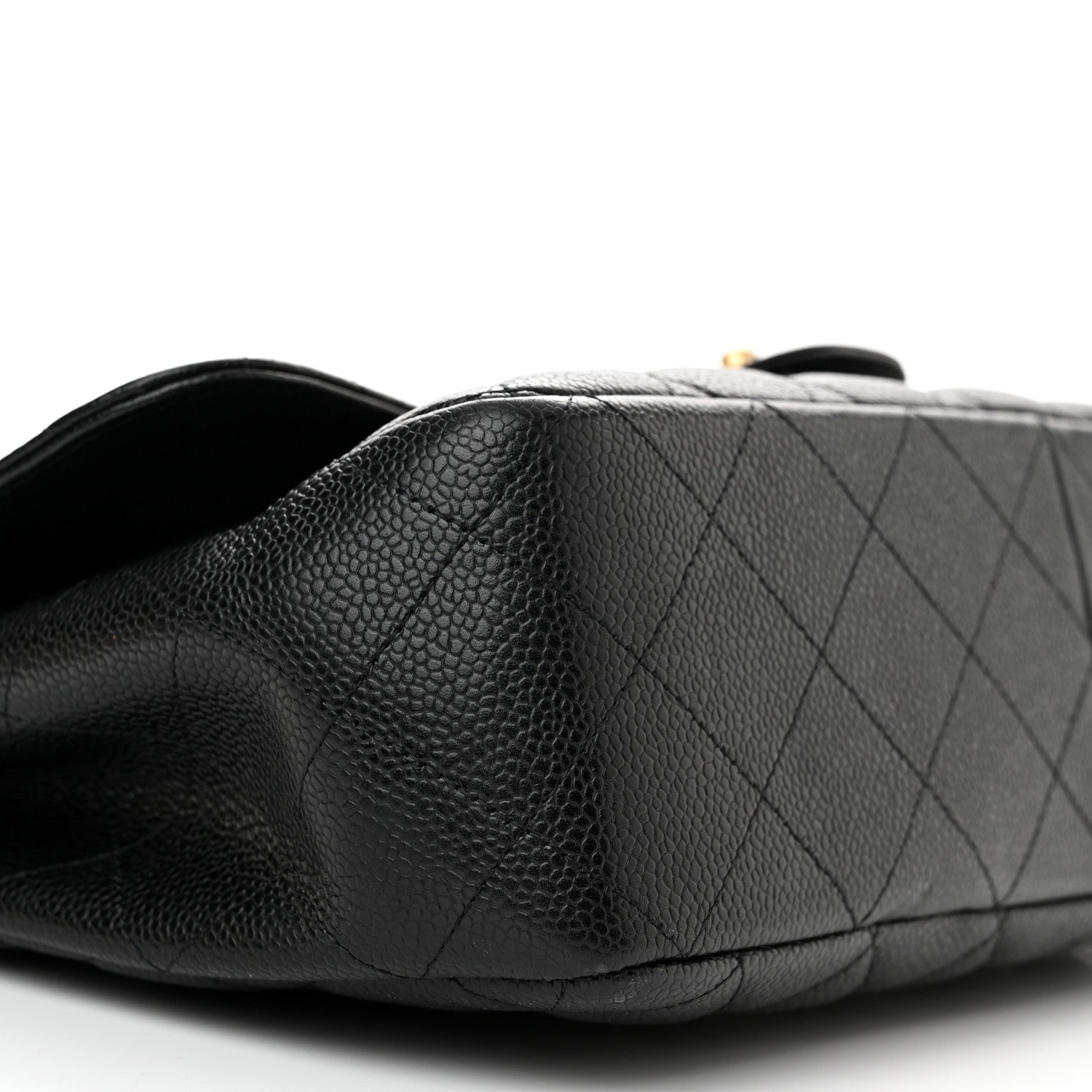 Chanel Caviar Quilted Jumbo Single Flap Black 9 of 13