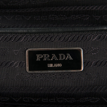Prada Soft Calf Satchel Nero Black 6 of 7