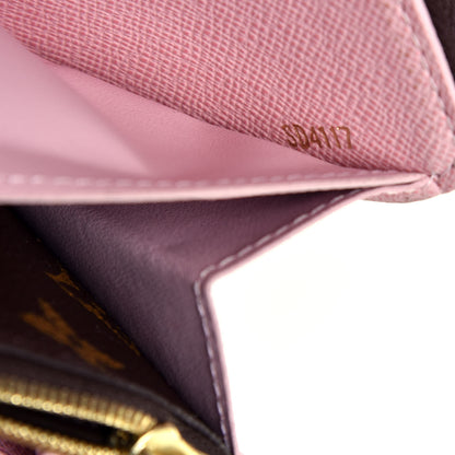 Louis Vuitton Monogram Clemence Wallet Rose Ballerine 7 of 7