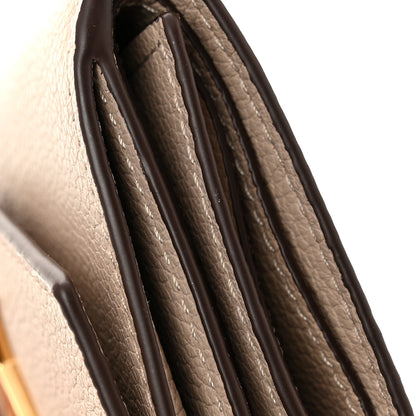 Louis Vuitton Calfskin Lockmini Wallet Greige 8 of 8