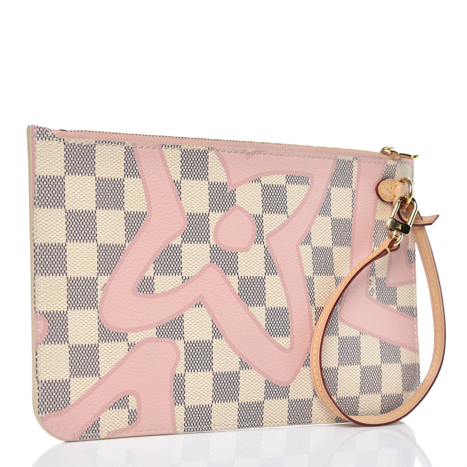 Louis Vuitton Damier Azur Tahitienne Neverfull MM GM Pochette 3 of 7