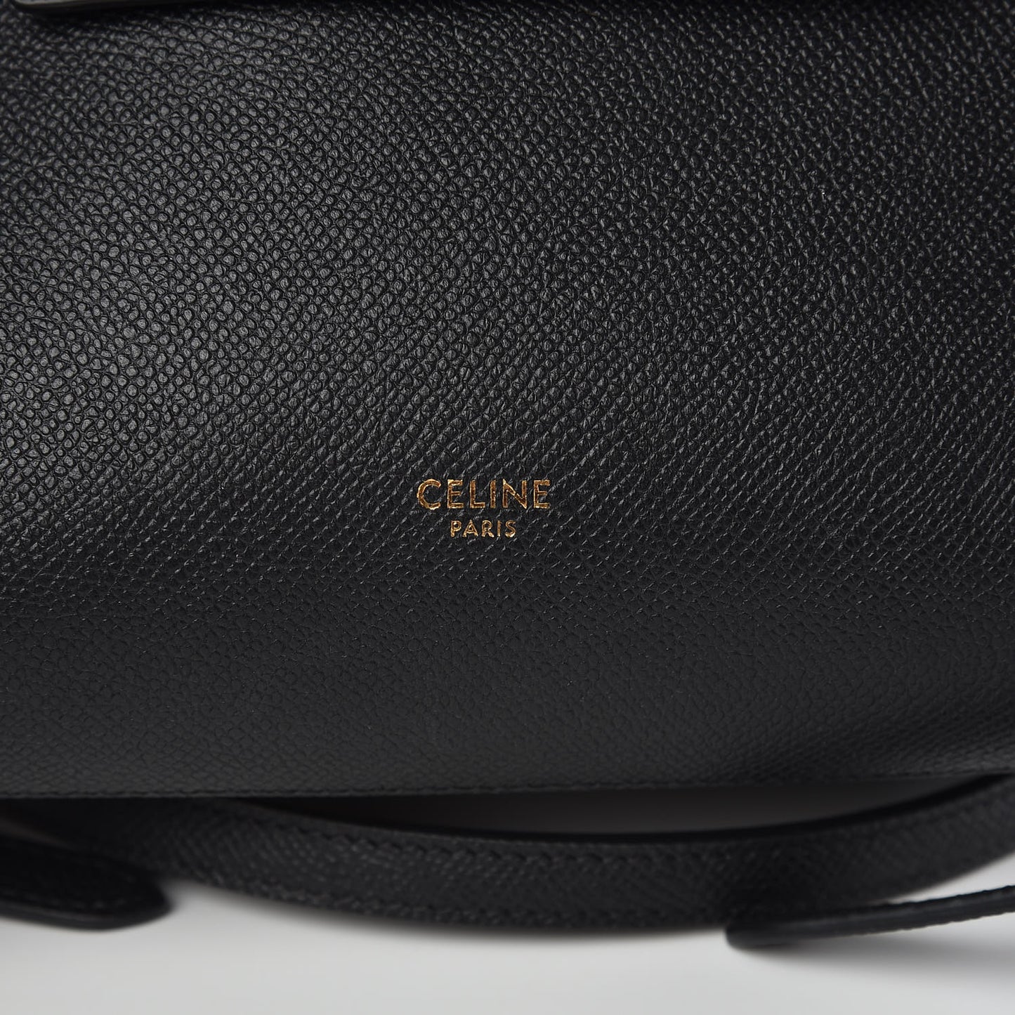 Grained Calfskin Nano Belt Bag Black