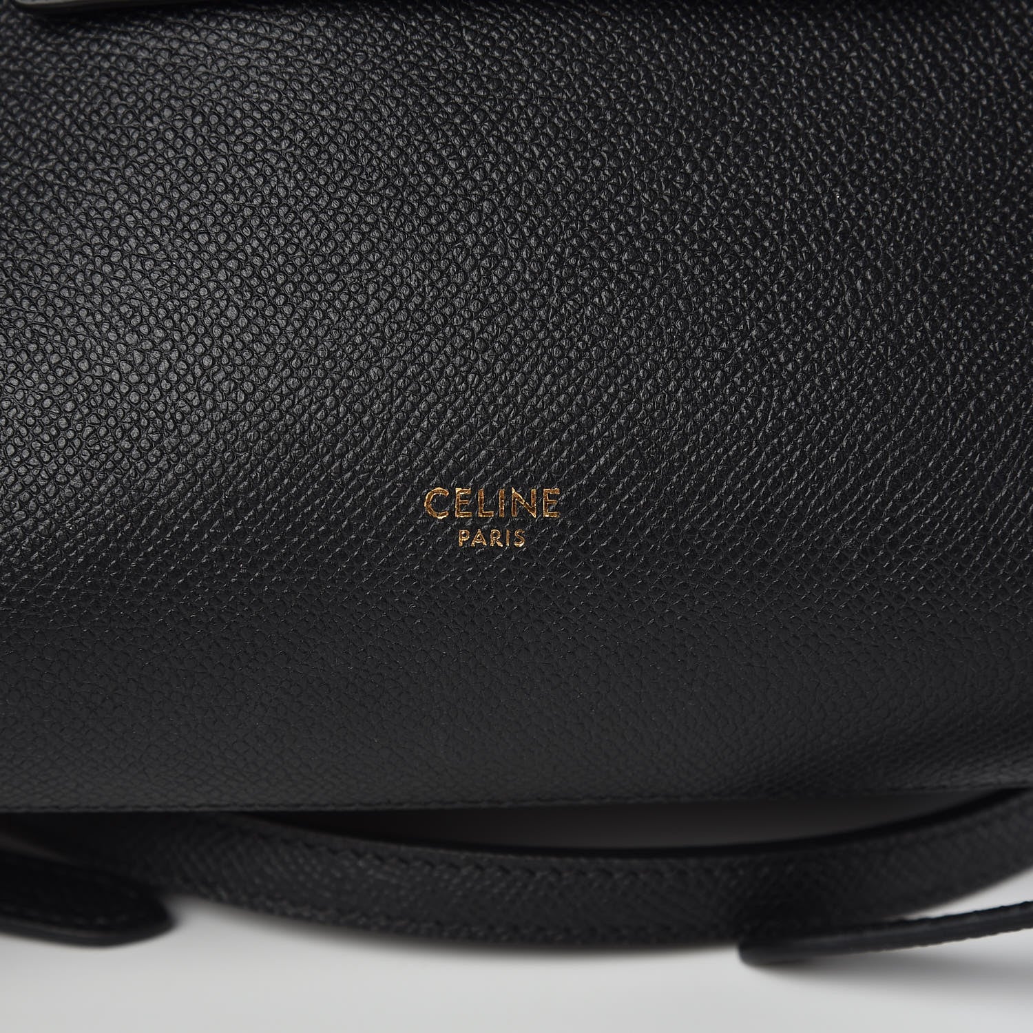 Celine Grained Calfskin Nano Belt Bag Black 7 of 9