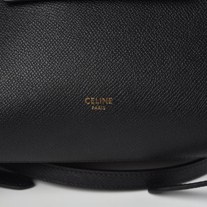 Celine Grained Calfskin Nano Belt Bag Black 7 of 9