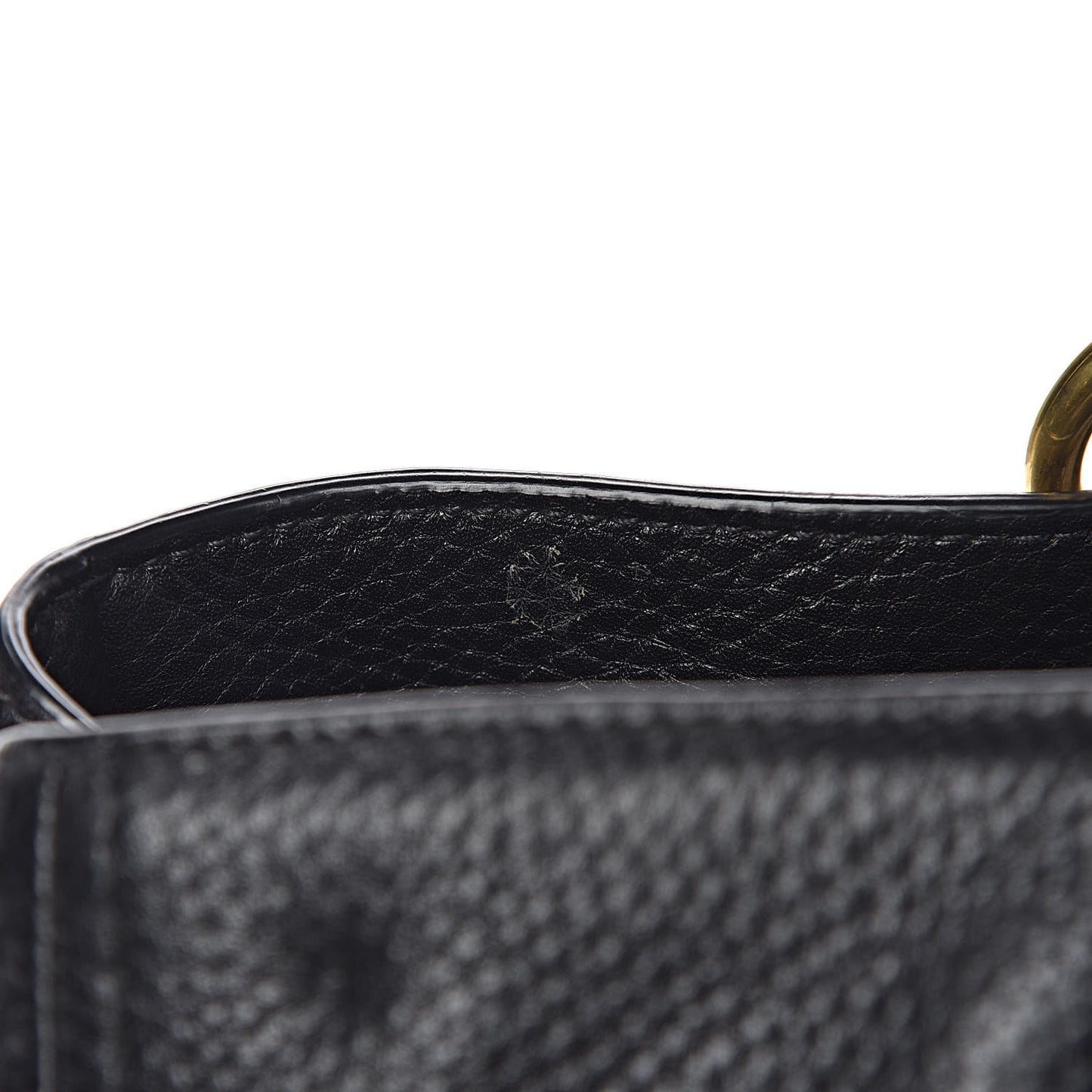 Vitello Daino Tote Black