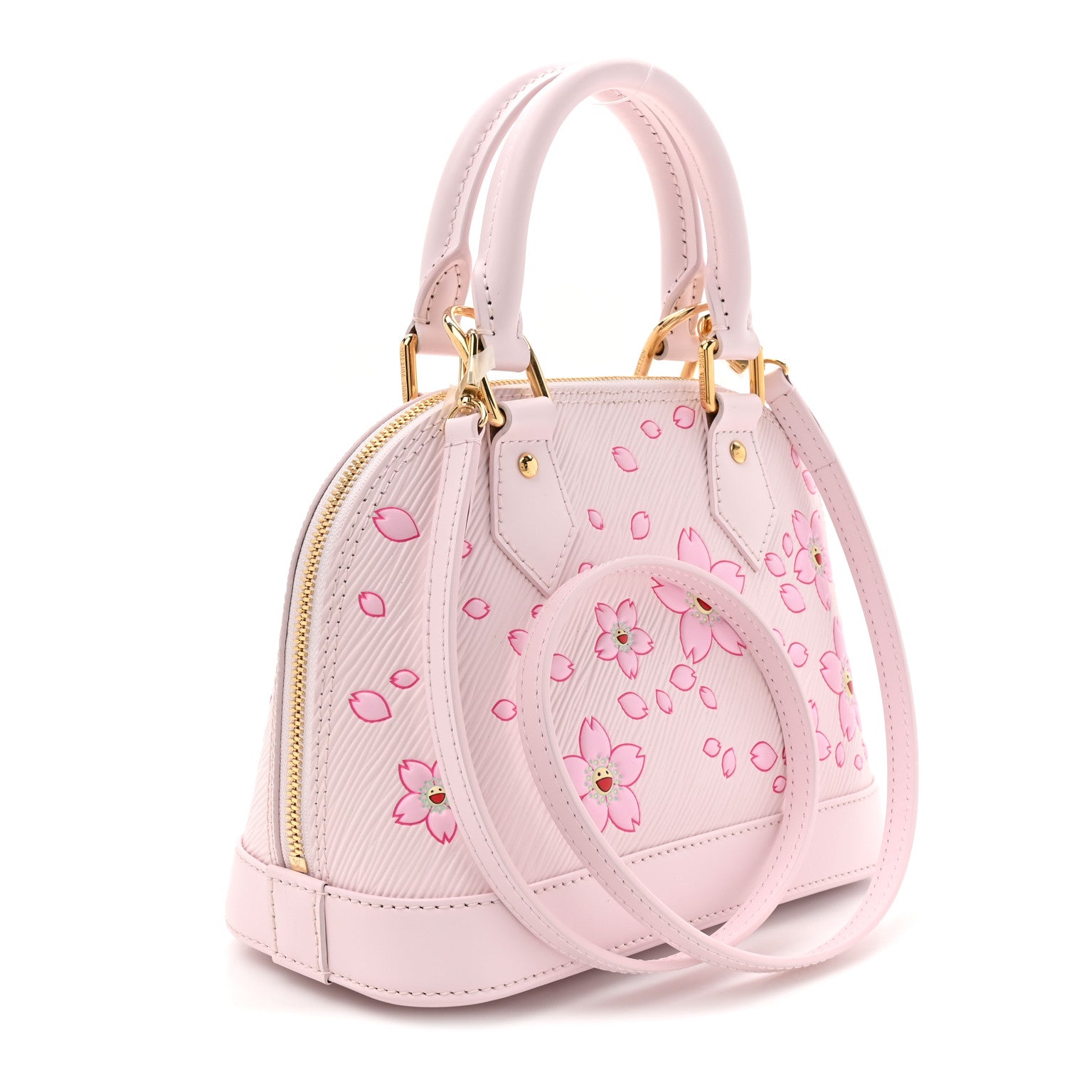 Louis Vuitton LV X TM Epi Cherry Blossom Alma BB Pink 3 of 9