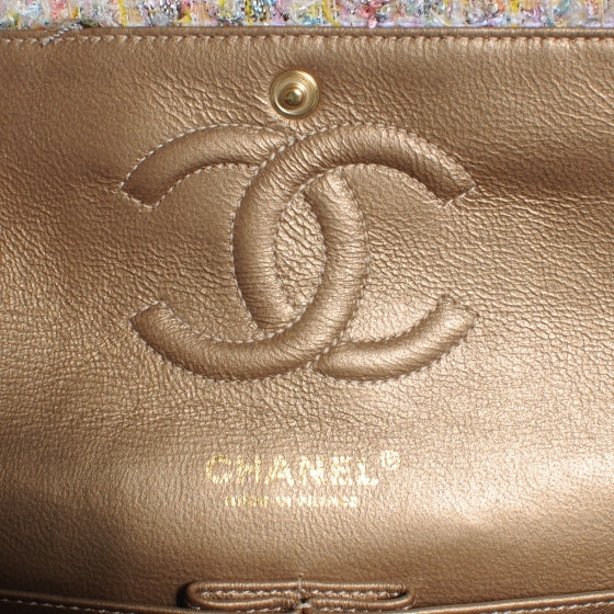 Chanel Tweed Garden Party 2.55 Reissue 225 Flap Pastel 8 of 11