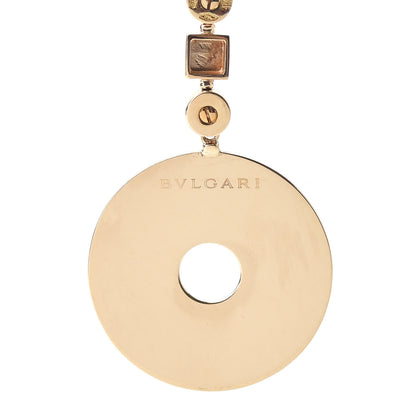 Bulgari 18K Yellow Gold Lucia Pendant Necklace 4 of 6
