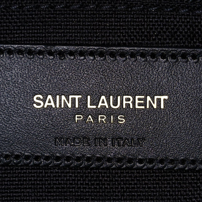 Saint Laurent Printed Canvas Leopard Classic Hunting Backpack Green 5 of 11
