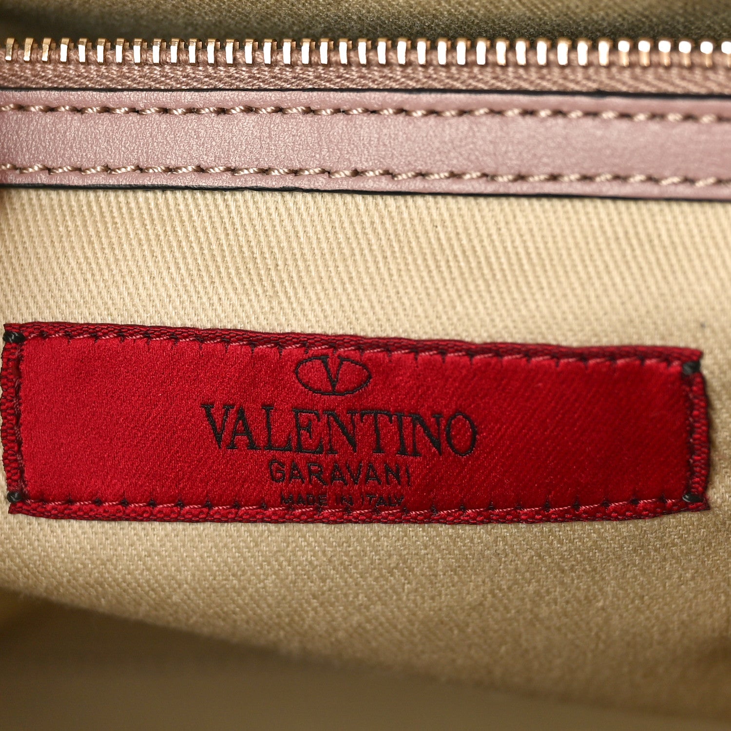 Valentino Garavani Vitello Rockstud Double Handle Tote Poudre 6 of 8