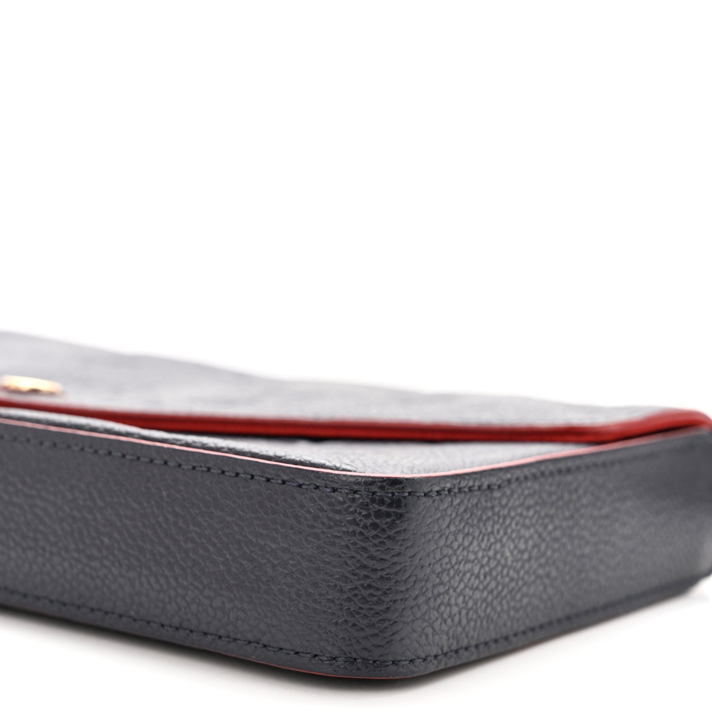 Empreinte Pochette Felicie Chain Wallet Marine Rouge