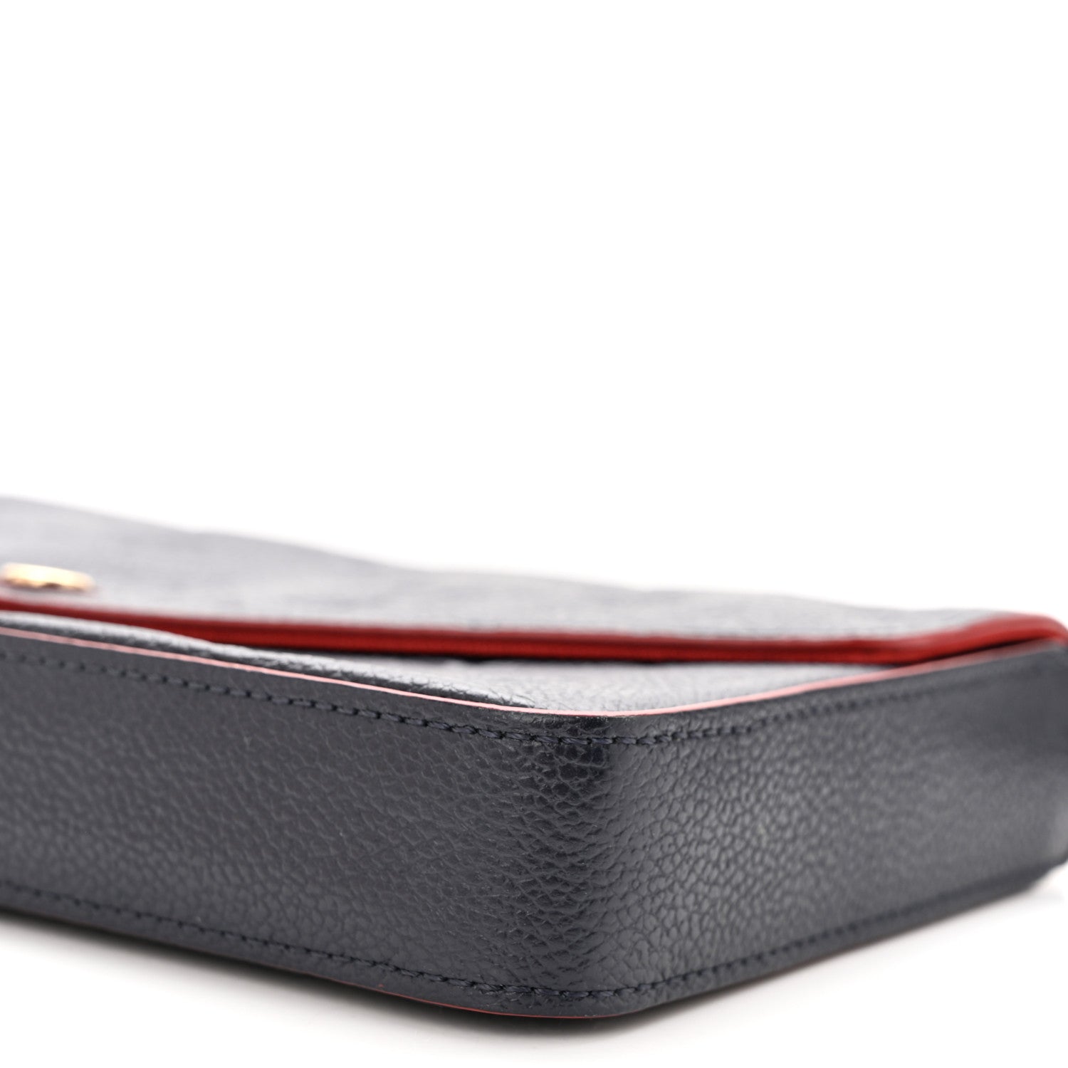 Louis Vuitton Empreinte Pochette Felicie Chain Wallet Marine Rouge 10 of 10