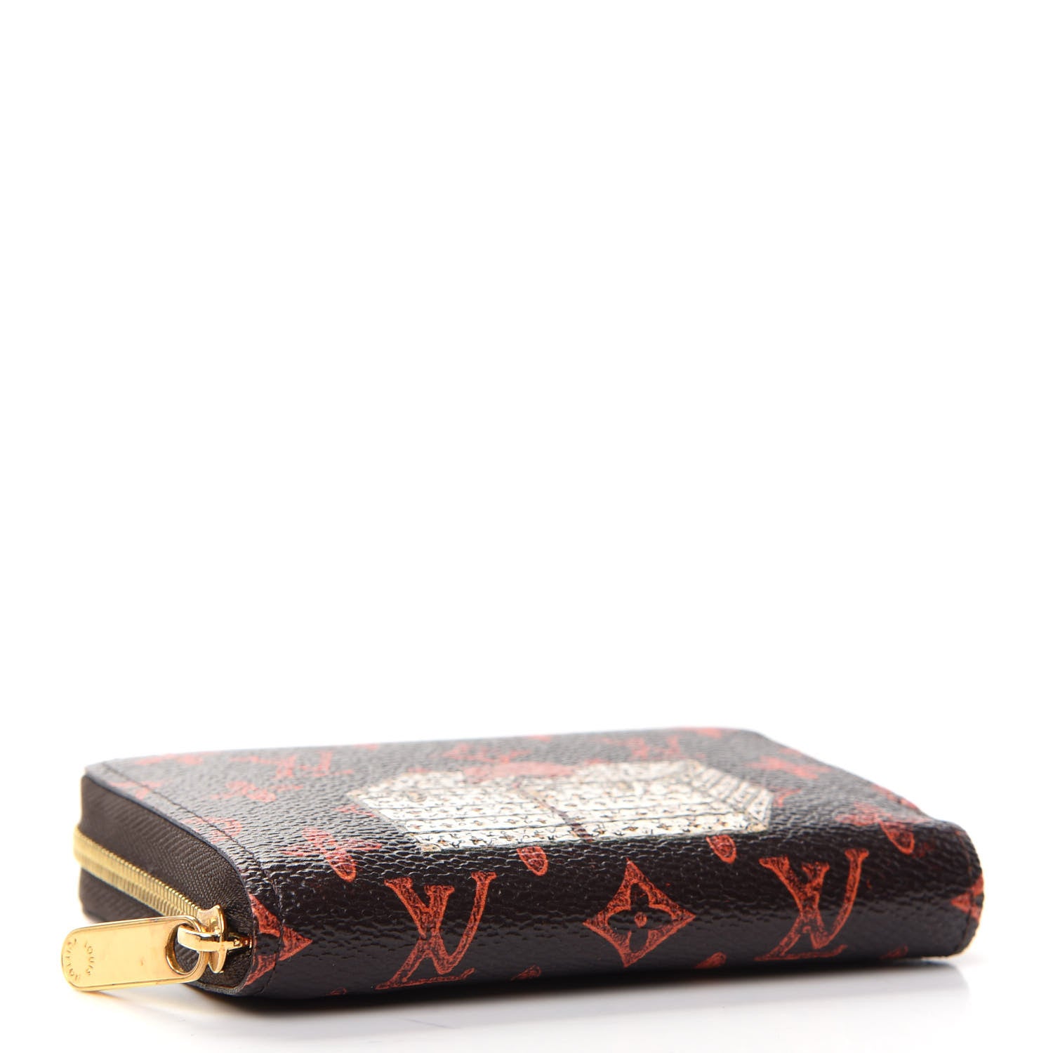 Louis Vuitton Catogram Zippy Coin Purse Marron 4 of 6