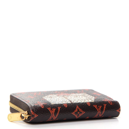 Louis Vuitton Catogram Zippy Coin Purse Marron 4 of 6