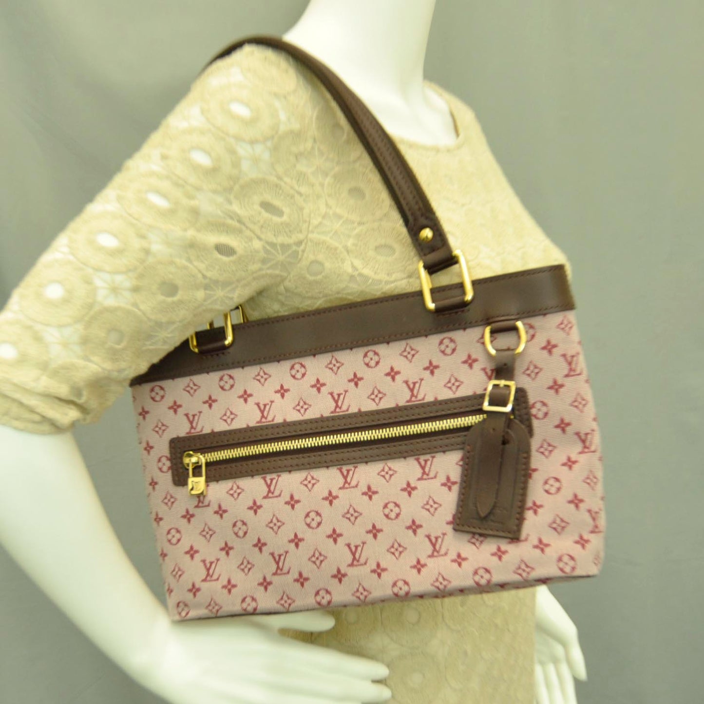 Mini Monogram Lucille PM Cherry
