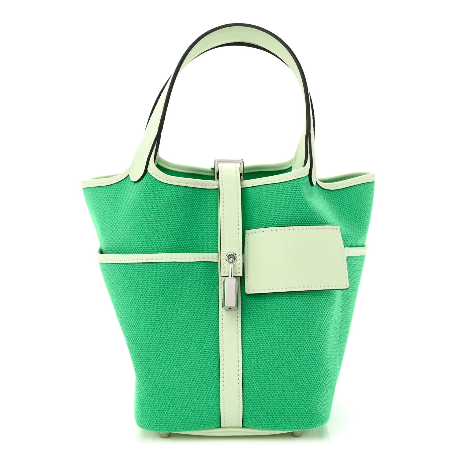 Hermes Toile Goeland Swift Cargo Picotin Lock 18 Vert Fizz Vert Comics 1 of 10