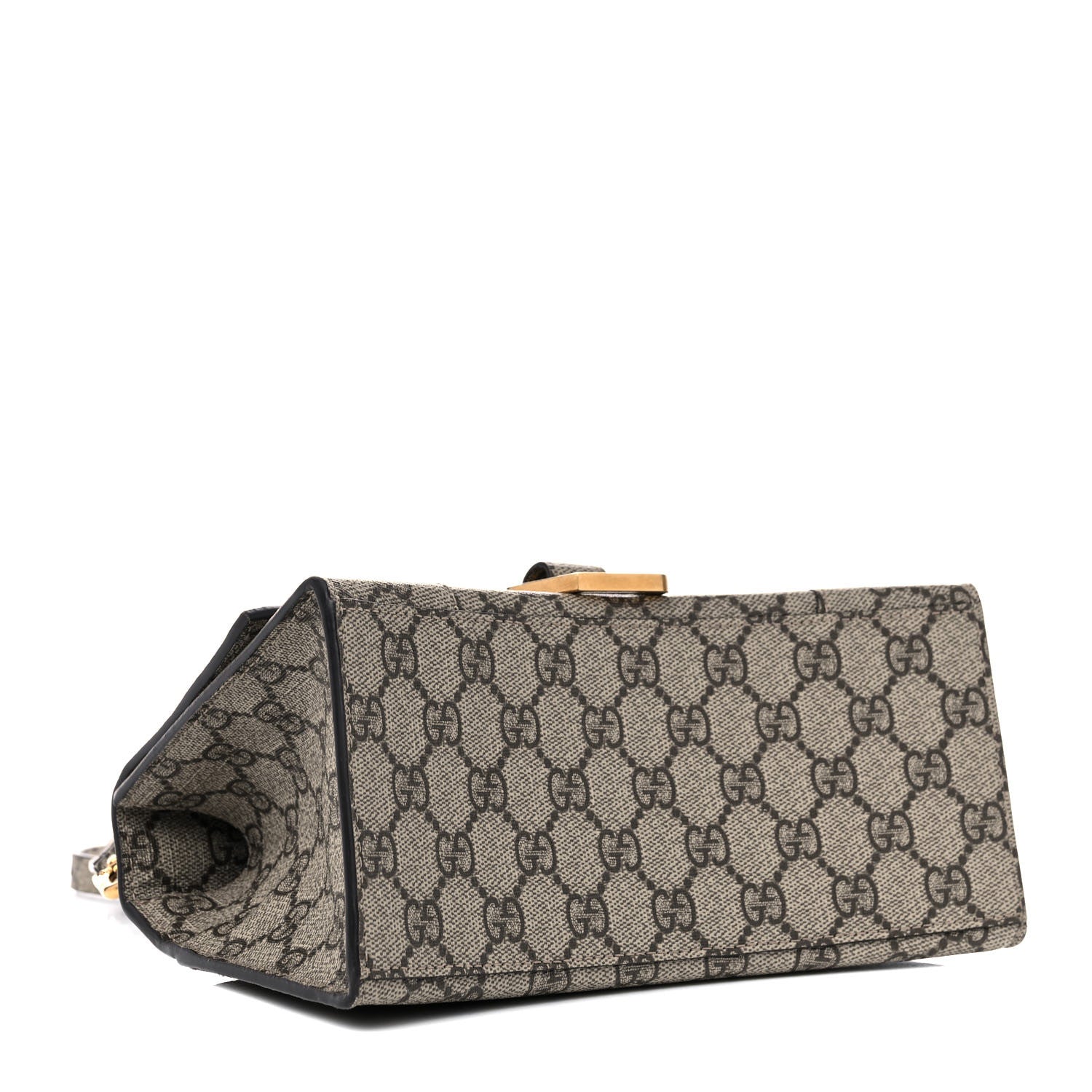 Balenciaga X GUCCI GG Supreme Monogram Small Hourglass Top Handle Bag Beige Ebony 4 of 10