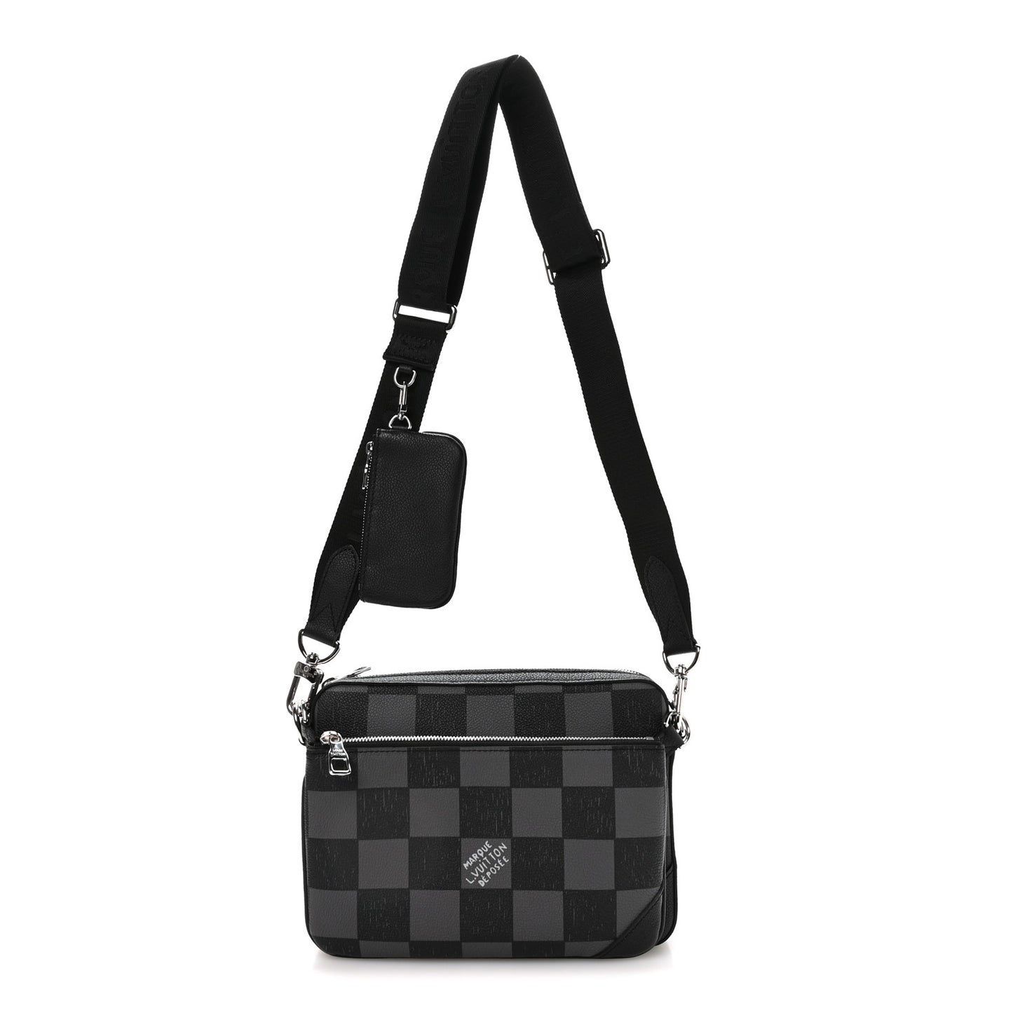 Damier Graphite 3D Trio Messenger