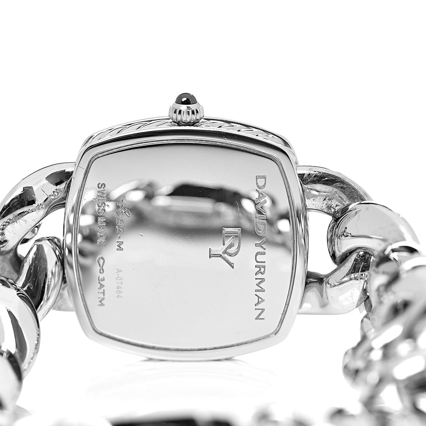 Stainless Steel Diamond Bezel 27mm Albion Quartz Watch Black