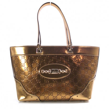 Gucci Guccissima Punch Tote Bronze 1 of 13