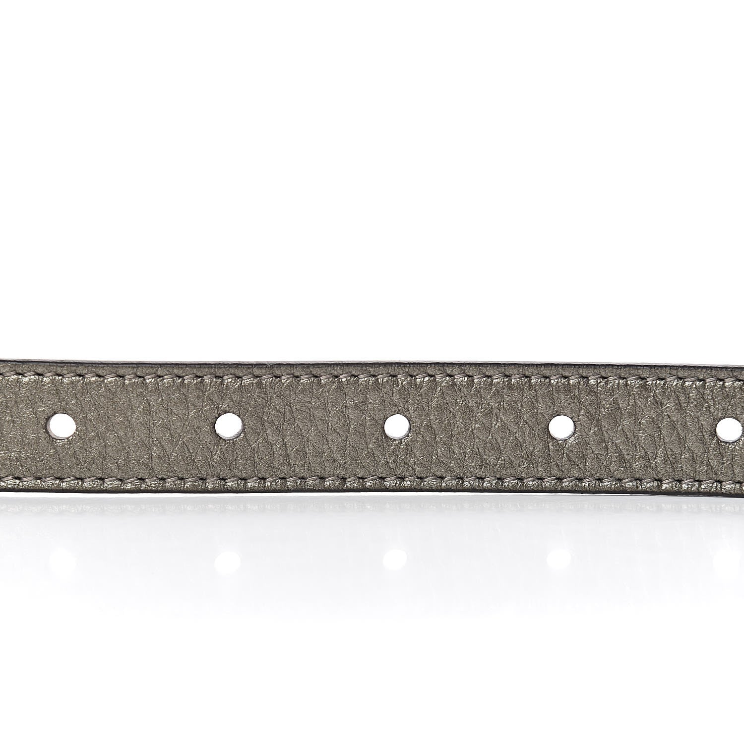 Gucci Metallic Calfskin Crystal Interlocking G Belt 70 28 Sasso 6 of 6