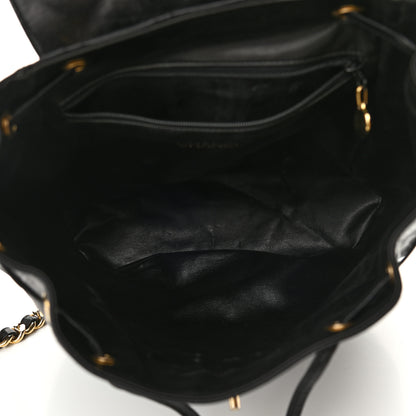 Chanel Lambskin Quilted Backpack Black 4 of 11
