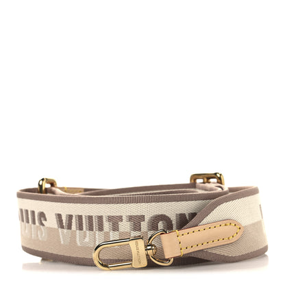 Louis Vuitton Jacquard Speedy Bandouliere 20 Shoulder Strap Beige 1 of 3