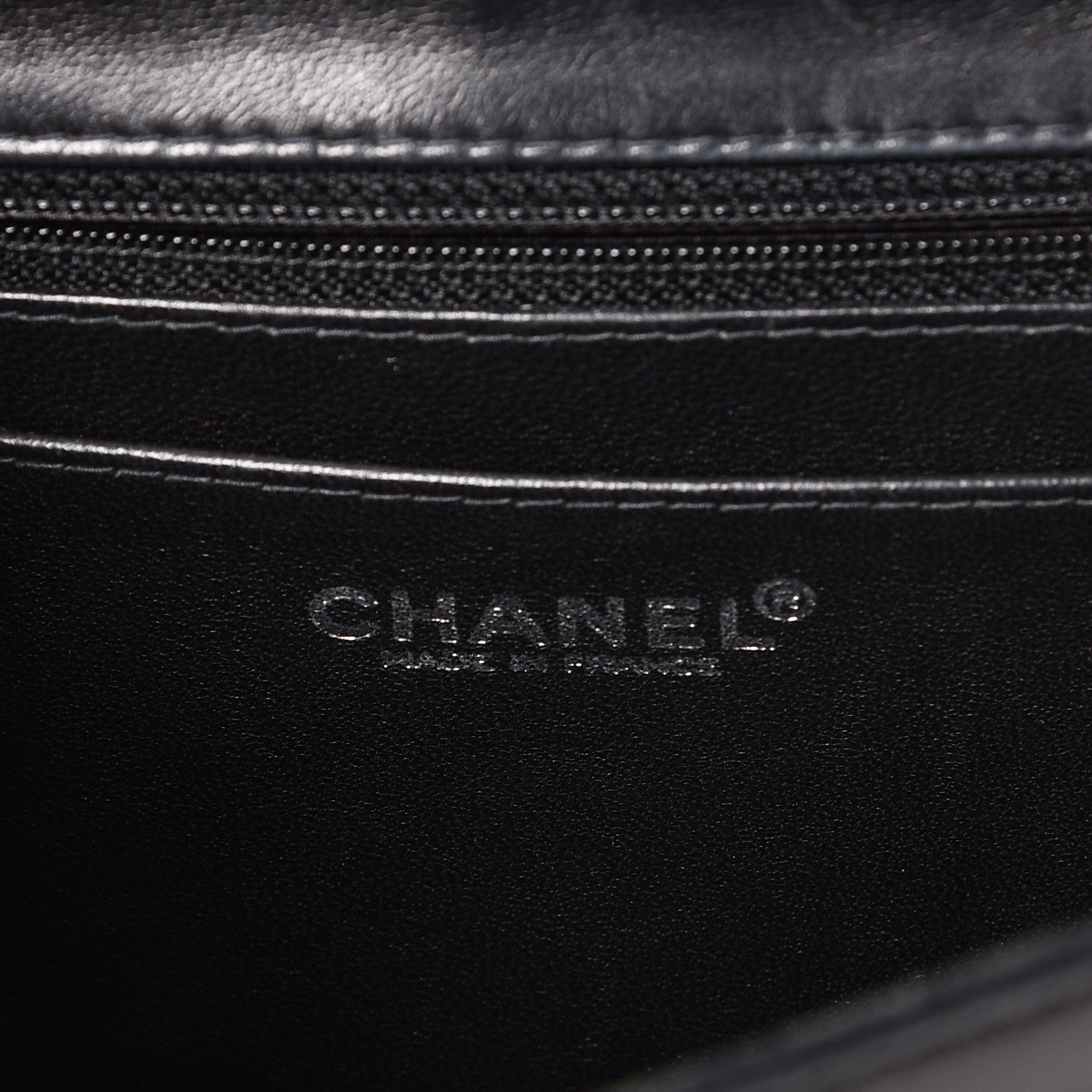 Chanel Patent Square Quilted Flap White Black 7 of 11