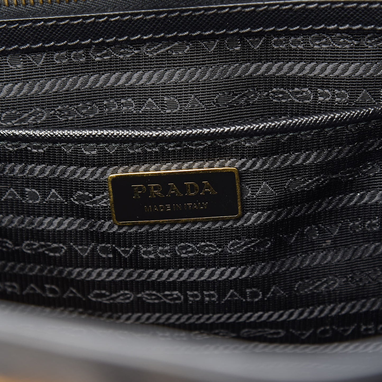 Saffiano Lux Large Tote Black