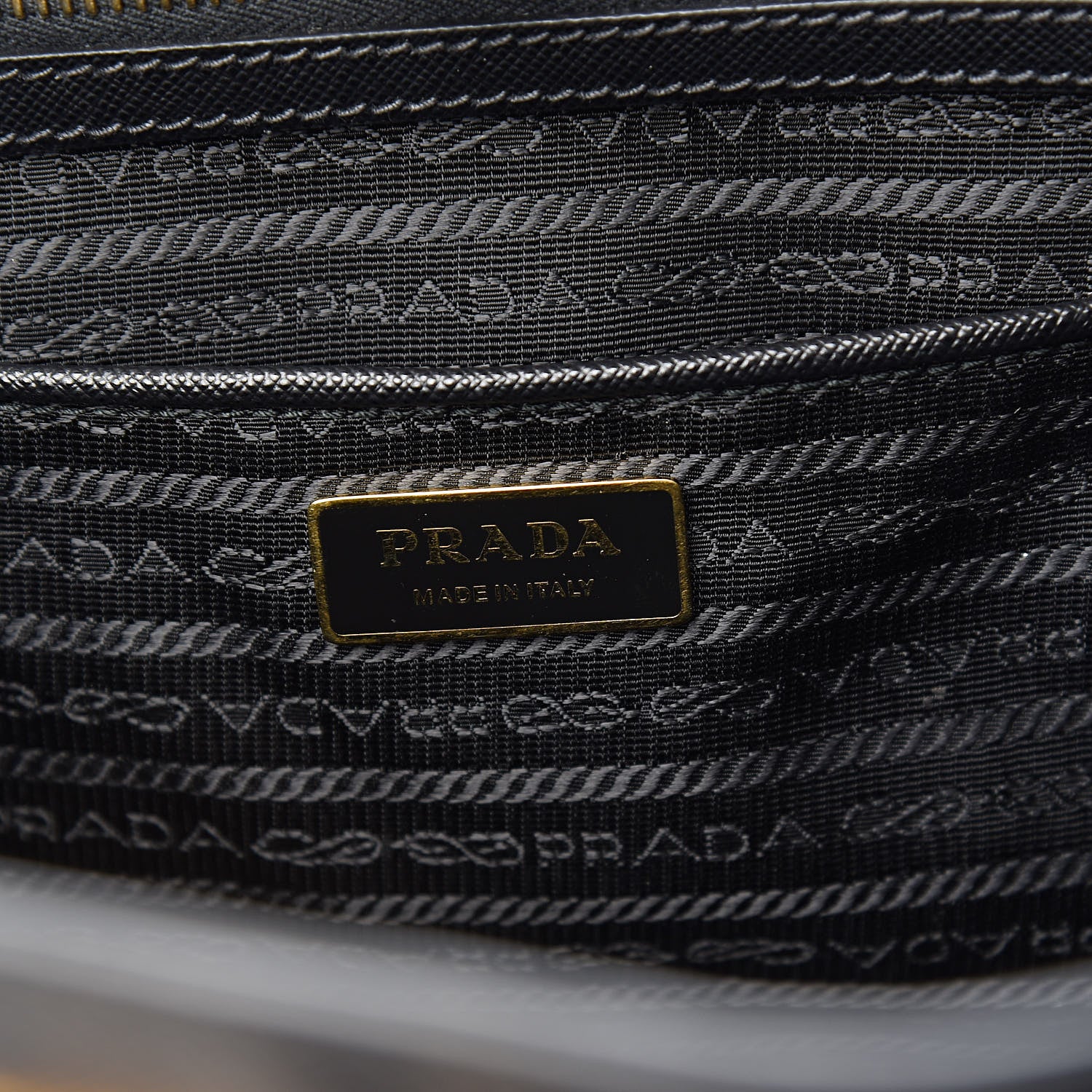 Prada Saffiano Lux Large Tote Black 6 of 10