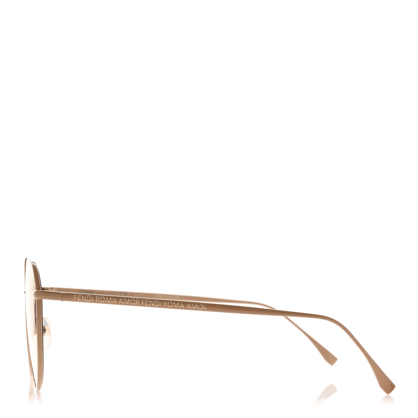 Metal Aviator Sunglasses FF 0379/G/S Gold