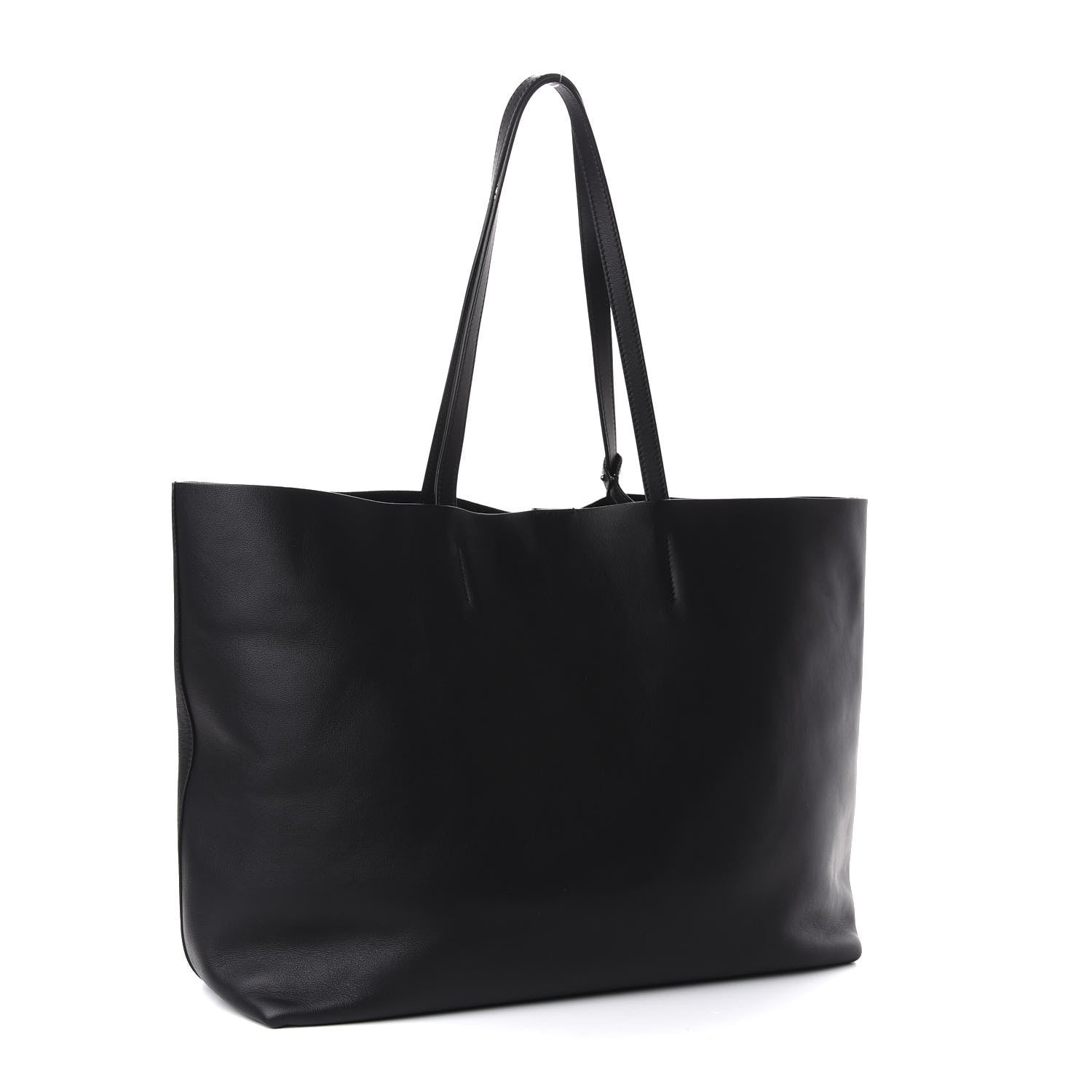 Tom Ford Calfskin Perforated Logo Tote Black 3 of 10