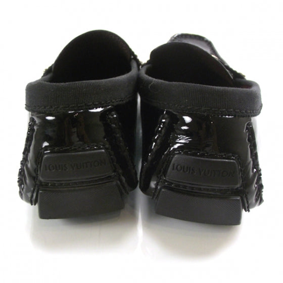Louis Vuitton Patent Monte Carlo Loafers 6.5 Black 6 of 9