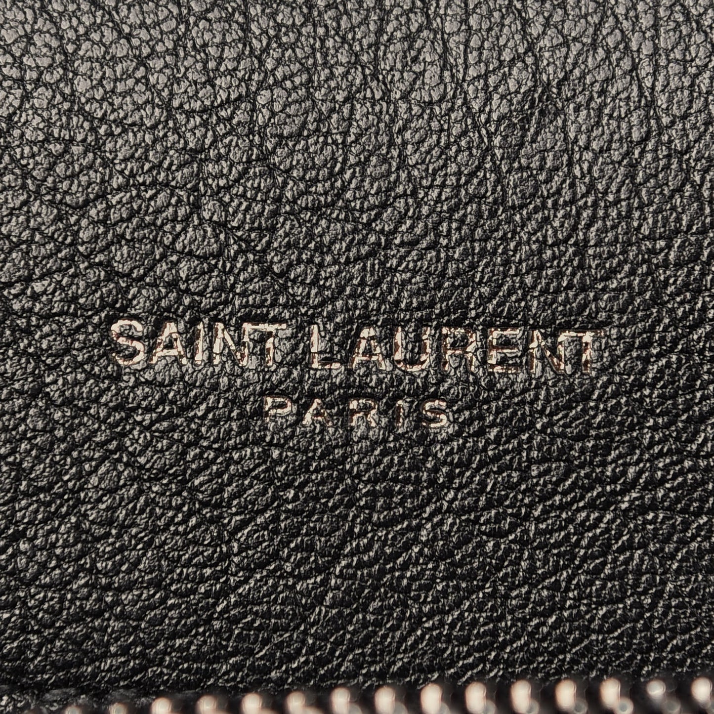 Sheepskin Matelasse Chevron Monogram Medium College Bag Black