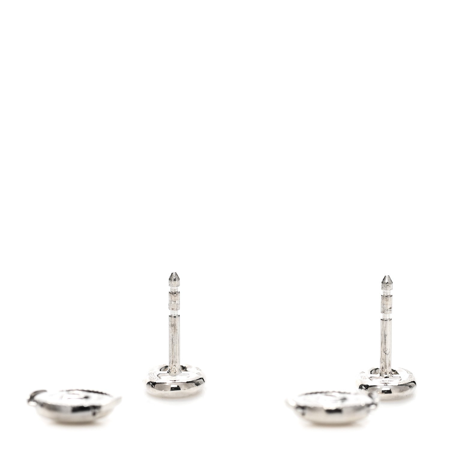 Hermes Sterling Silver TPM Farandole Earrings 3 of 5
