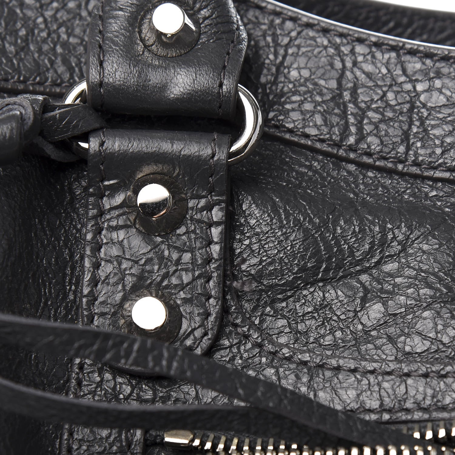 Balenciaga Agneau Classic Silver Hardware City Gris Fossile 13 of 14