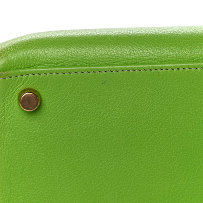 Hermes Veau Gulliver Kelly Retourne 32 Vert Cru 23 of 25