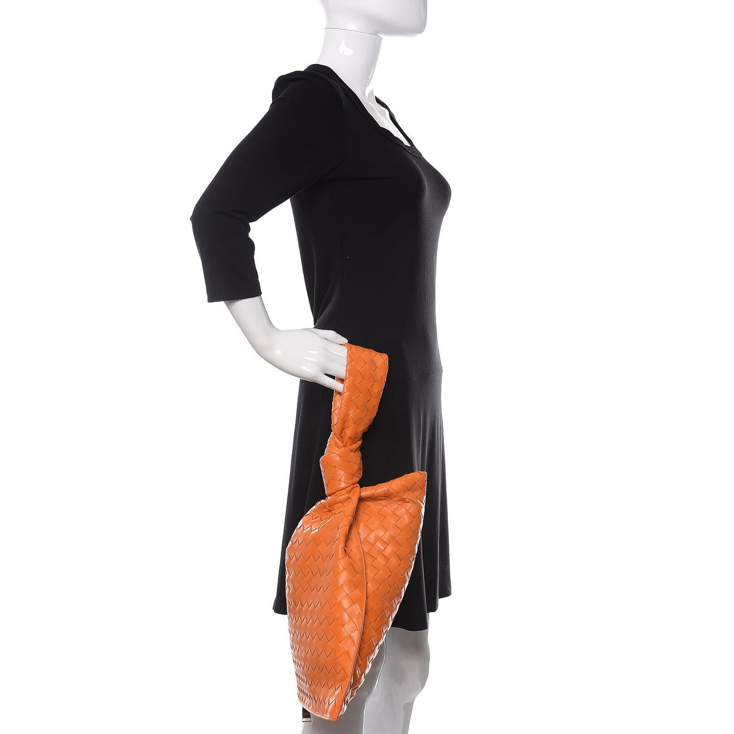Nappa Intrecciato BV Twist Orange