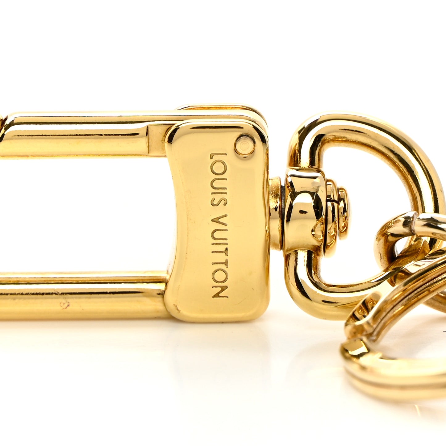 Love Note Envelope Bag Charm Key Holder Gold