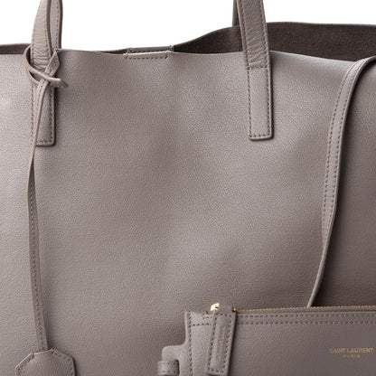Saint Laurent Calfskin Large Shopping Tote Earth 10 of 12