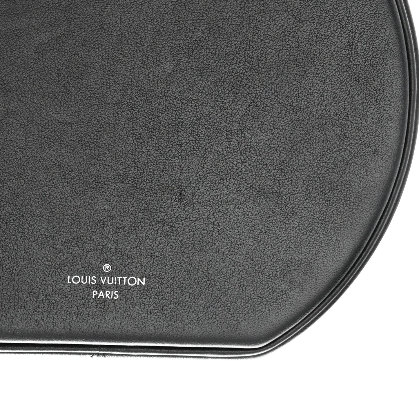 Calfskin Floral Print Petite Boite Chapeau Black