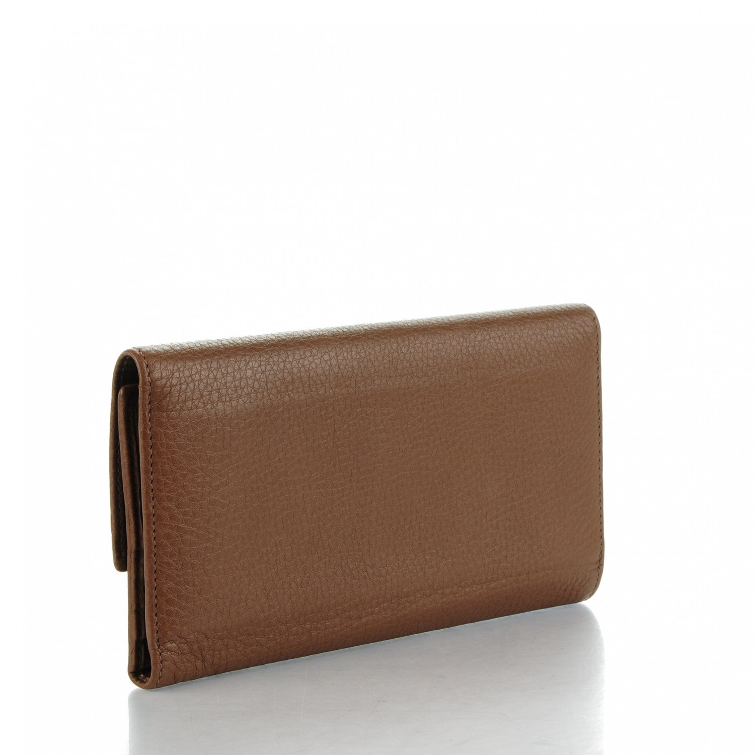 Gucci Deerskin Continental Wallet Brown 3 of 7