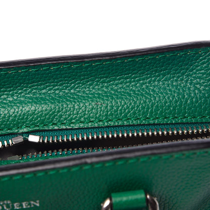 Alexander McQueen Pebbled Calfskin Mini Padlock Tote Green 8 of 12