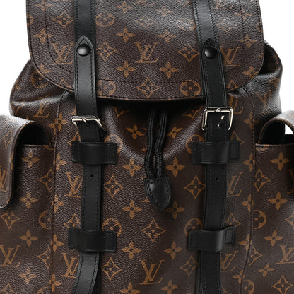 Louis Vuitton Monogram Macassar Christopher MM Backpack 11 of 15