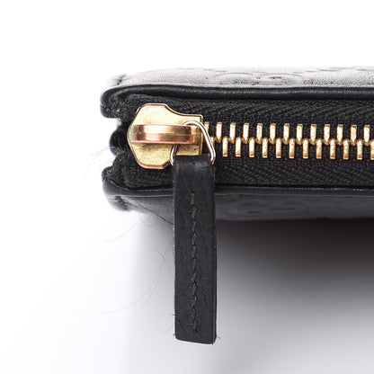 Gucci Guccissima Donna Long Wallet Black 8 of 13
