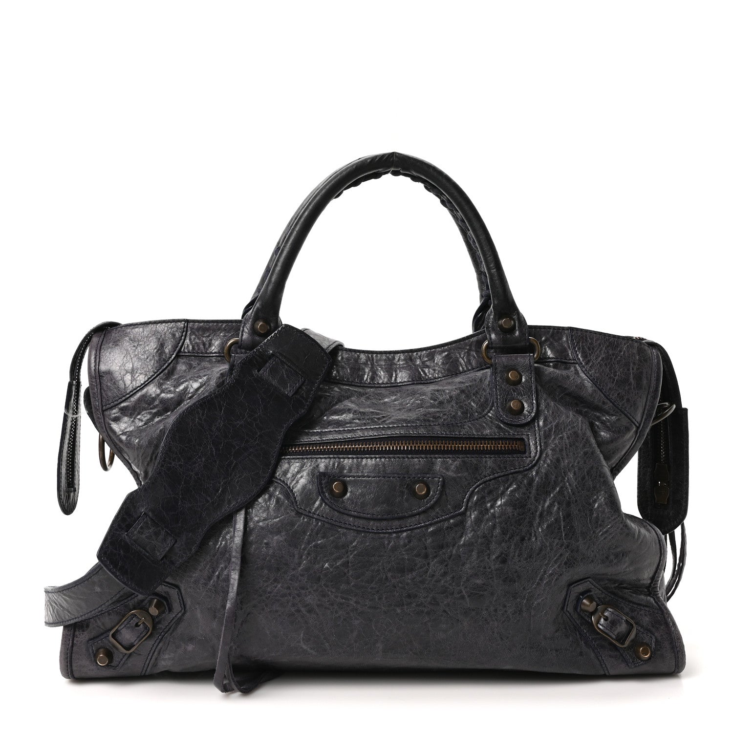 Balenciaga Agneau Classic Hardware City Bleu Roi 1 of 11